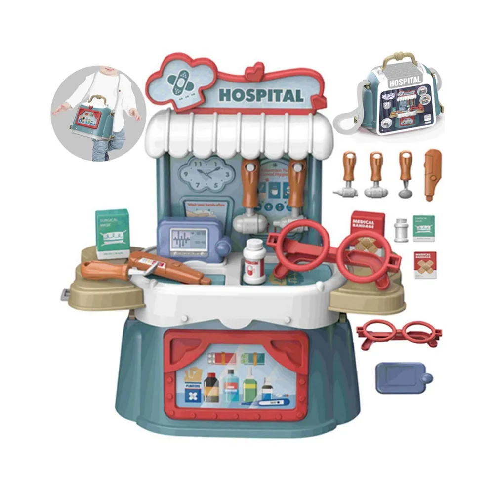 Zestaw dla małego lekarza w torbie