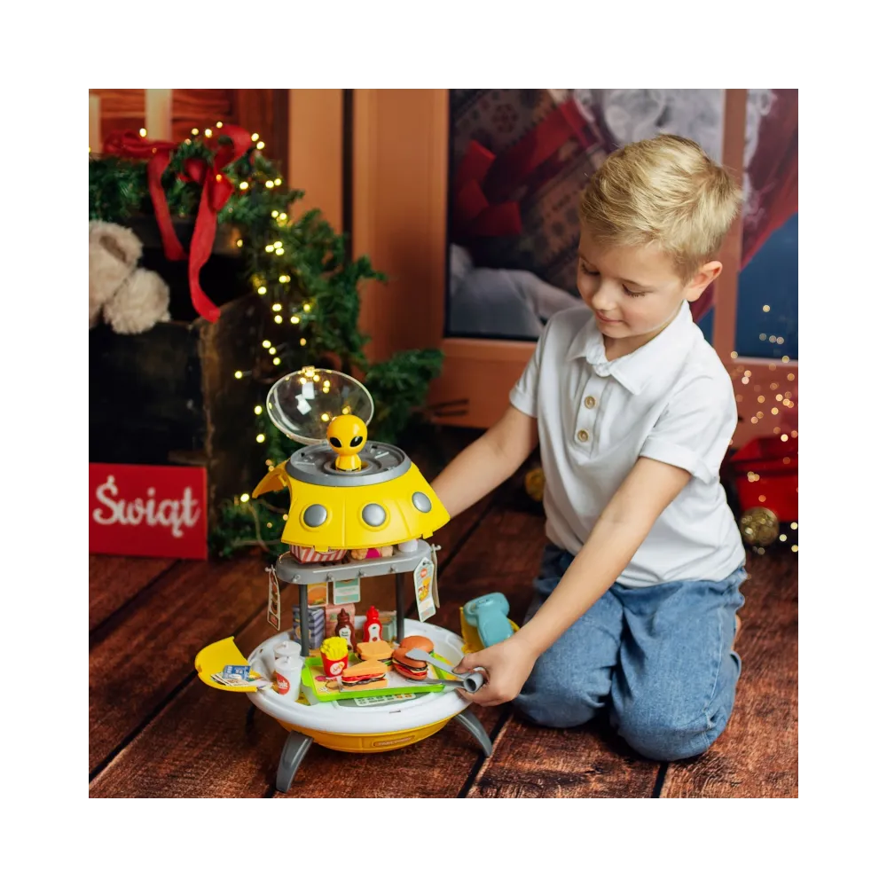 Rozkładana restauracja fast food z 60 elementami