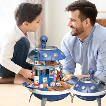 WOOPIE Warsztat 3w1 Plecak Projektor UFO 52 el.