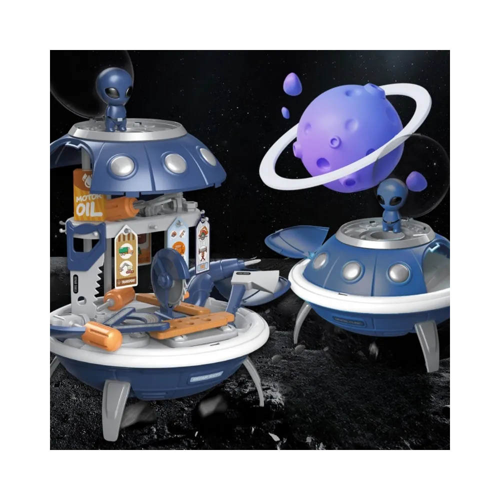 WOOPIE Warsztat 3w1 Plecak Projektor UFO 52 el.