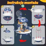 WOOPIE Warsztat 3w1 Plecak Projektor UFO 52 el.