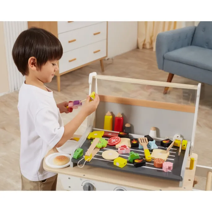 Idealny zestaw do grillowania dla małych kucharzy