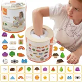 VIGA Drewniana Gra W Ciemno Losowanie Wzorów