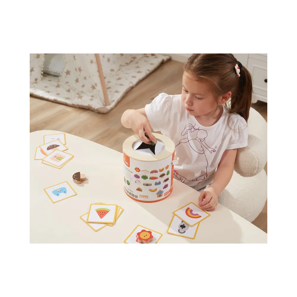 VIGA Drewniana Gra W Ciemno Losowanie Wzorów