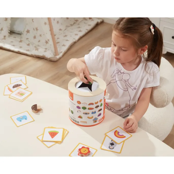 Zestaw z naturalnego drewna dla najmłodszych