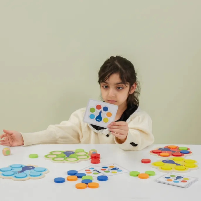 Wysokiej jakości gra drewniana rozwijająca małą motorykę dzieci