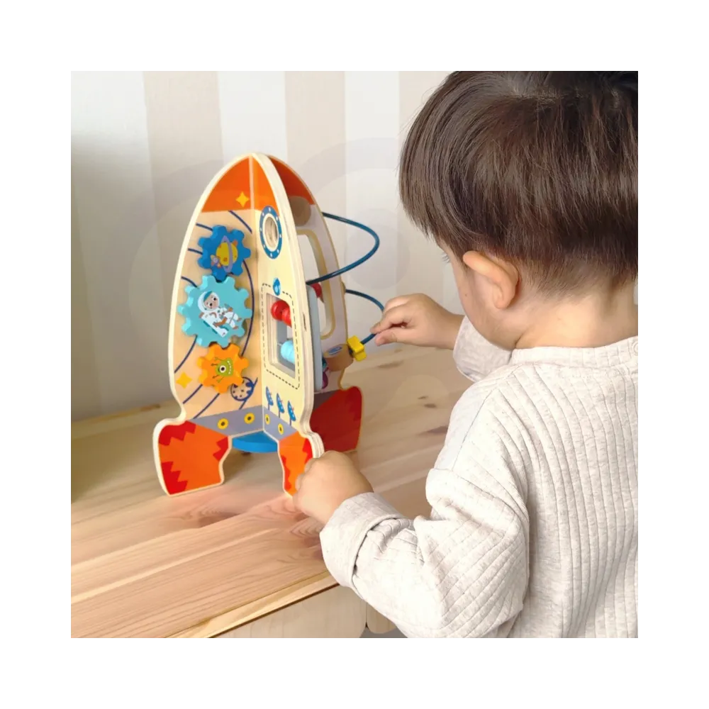 Zabawka edukacyjna rakieta rozwijająca zdolności motoryczne