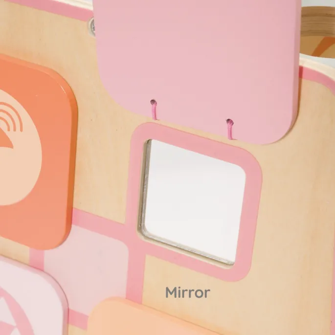 Multifunkcyjna kostka z różnorodnymi elementami manipulacyjnymi