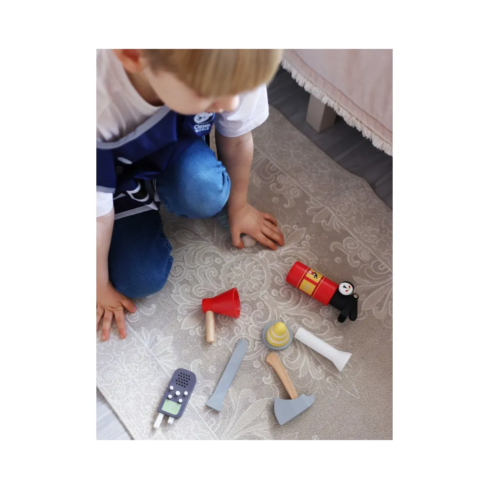 CLASSIC WORLD Little Firefighter Set Costume Tools 8 pcs.