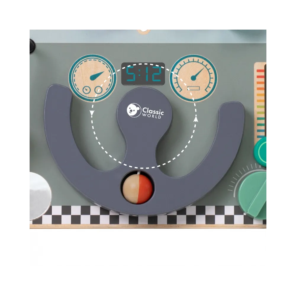 Drewniana tablica do zabawy w podróży