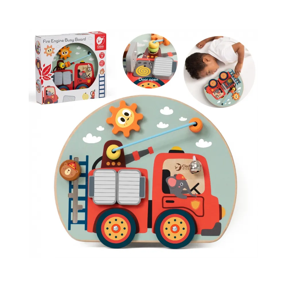 CLASSIC WORLD Tablica Manipulacyjna Wielofunkcyjna 6w1 Straż