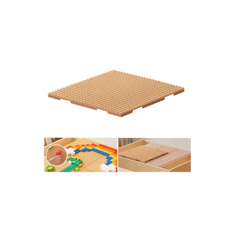 MASTERKIDZ Drewniany Stół Edukacyjny + AKCESORIA STEM WALL + 135 Klocków