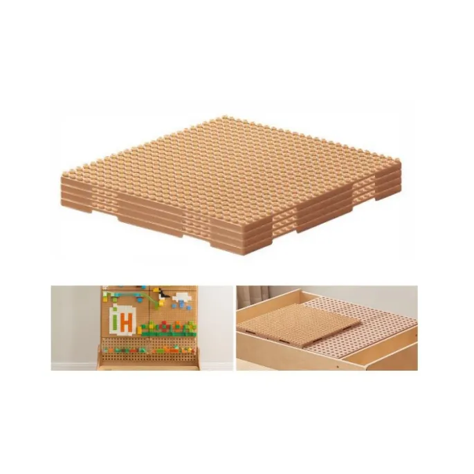 Drewniany stół do zabawy edukacyjnej dla przedszkolaków