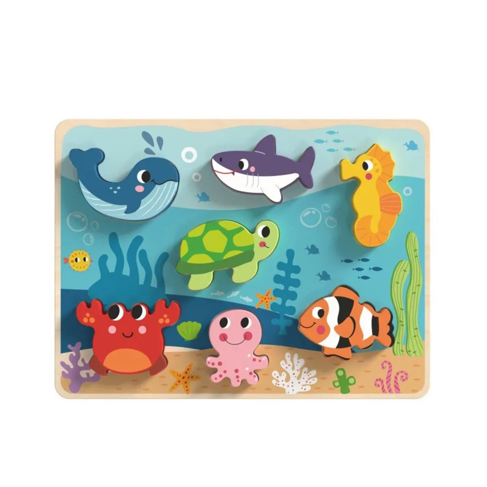 Edukacyjne puzzle montessori dla najmłodszych