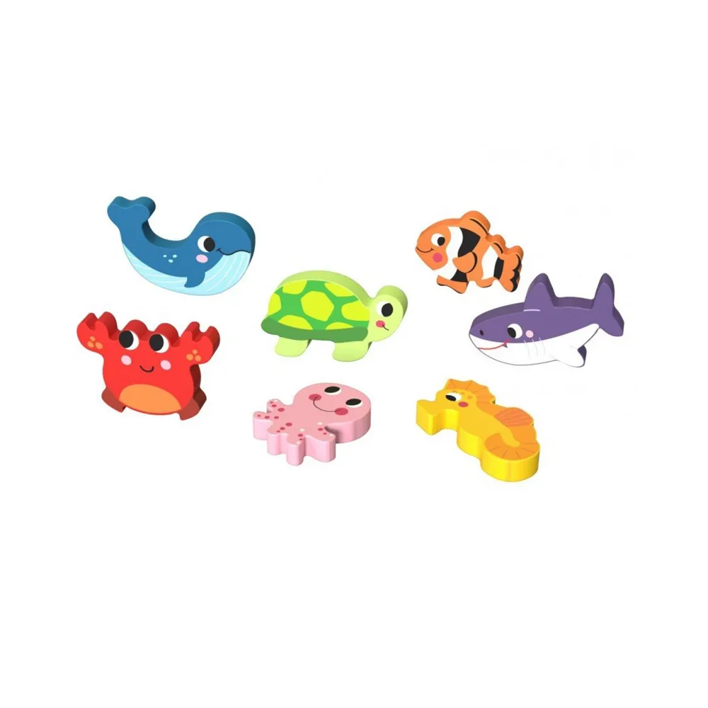 Zestaw z kolorowymi elementami do nauki