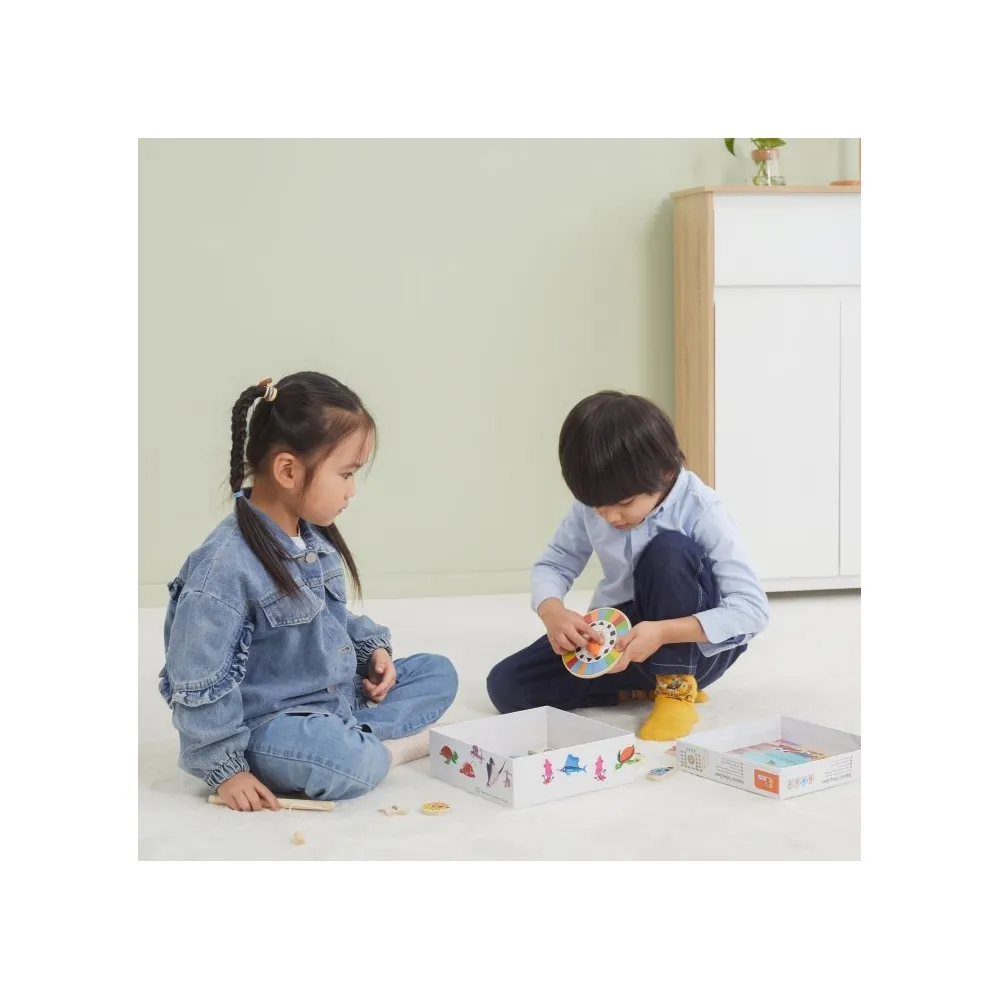 VIGA Gra Zestaw Magnetyczny Do Łowienia Rybek