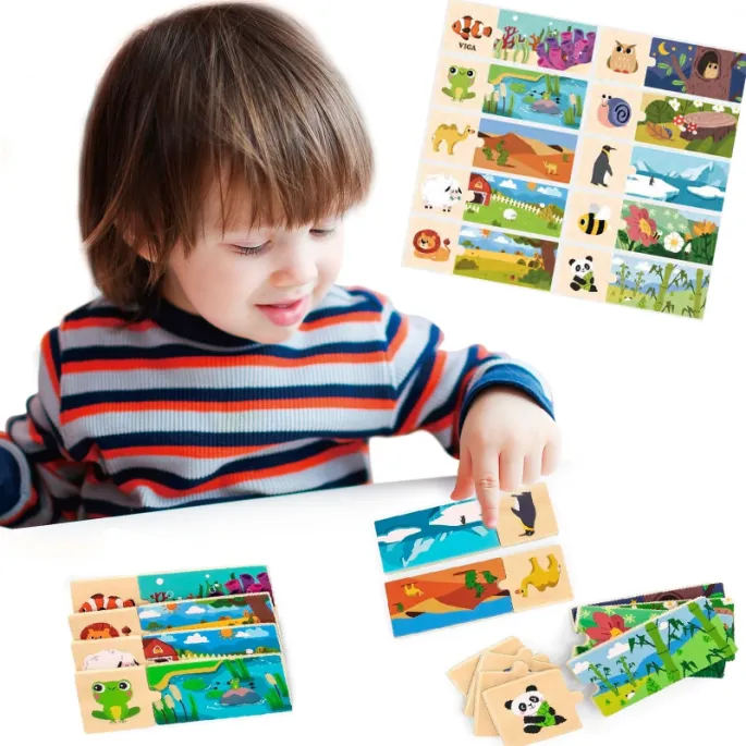 Edukacyjne puzzle dla dzieci powyżej 18. miesiąca.