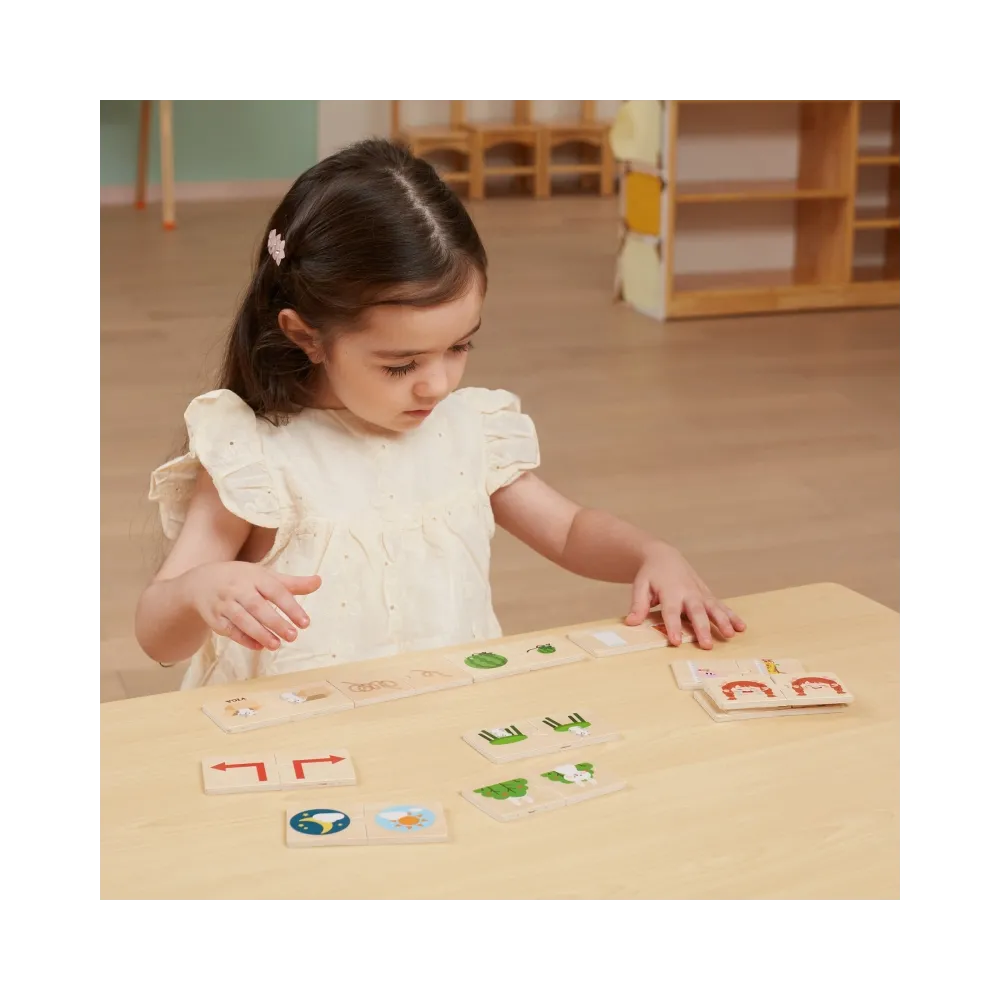 Drewniana zabawka edukacyjna dla dzieci od 18 miesięcy