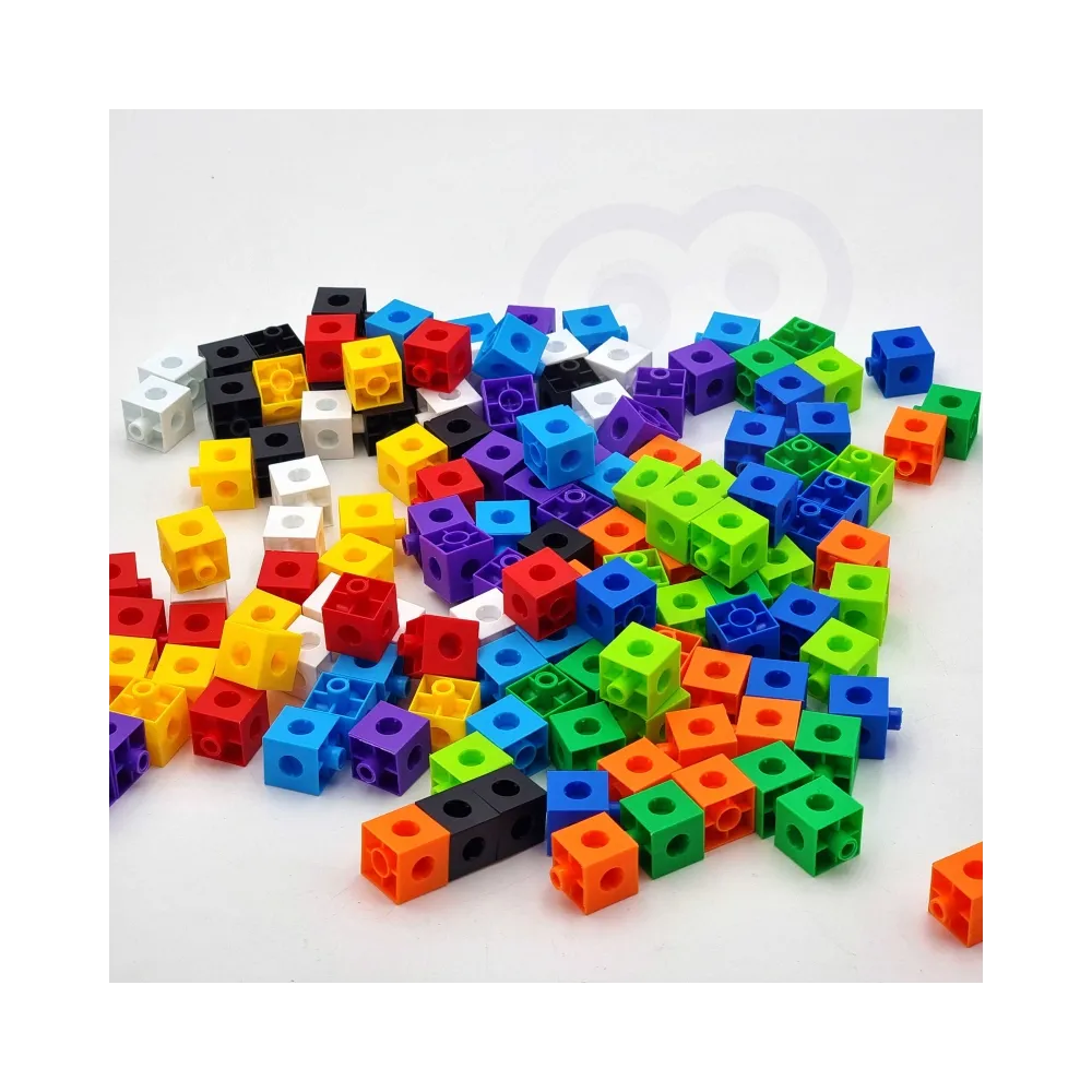 WOOPIE Gra Układanka Matematyczna Klocki Konstrukcyjne + Wzory 148 el.