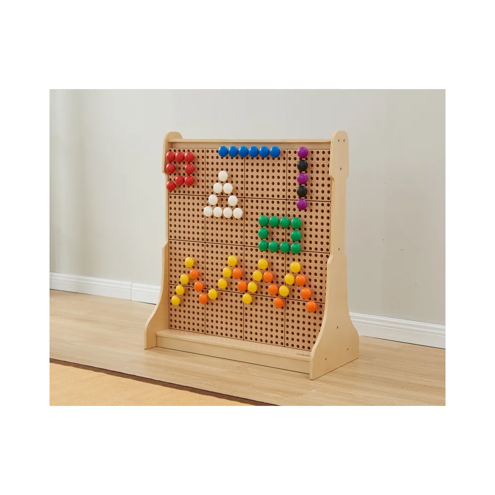 MASTERKIDZ Kolorowe Kołeczki Jumbo do Tablicy STEM 64 Szt. - 8 Kolorów