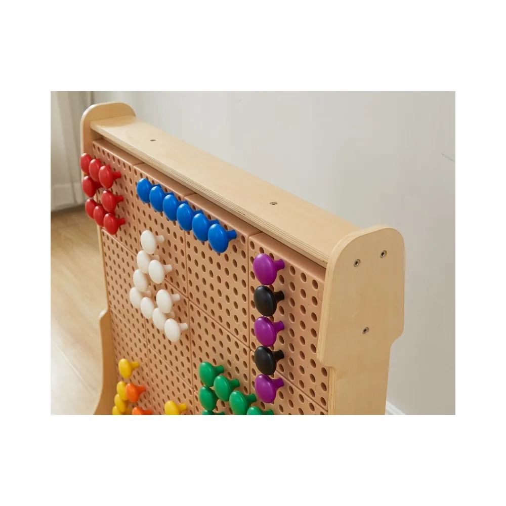 MASTERKIDZ Kolorowe Kołeczki Jumbo do Tablicy STEM 128 Szt. - 8 Kolorów