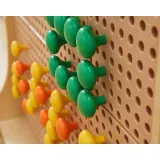 MASTERKIDZ Kolorowe Kołeczki Jumbo do Tablicy STEM 128 Szt. - 8 Kolorów