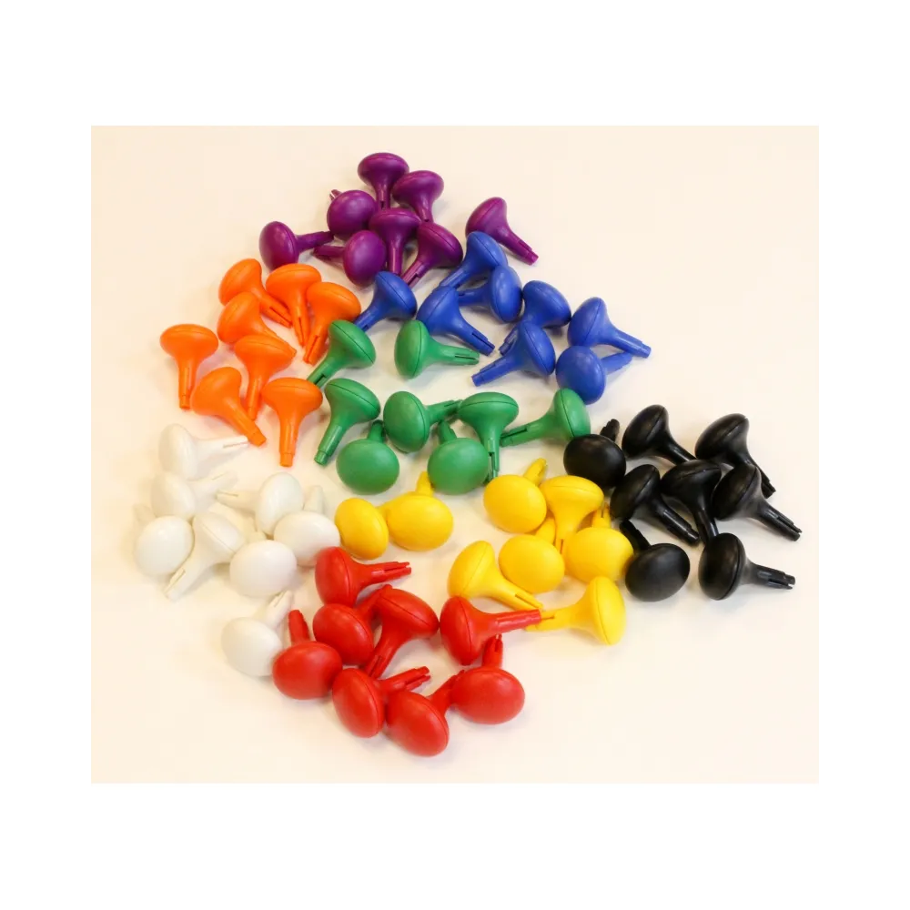 MASTERKIDZ Kolorowe Kołeczki Jumbo do Tablicy STEM 128 Szt. - 8 Kolorów