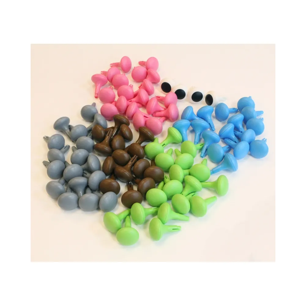 MASTERKIDZ Kolorowe Kołeczki Jumbo do Tablicy STEM 64 Szt. - 6 Kolorów