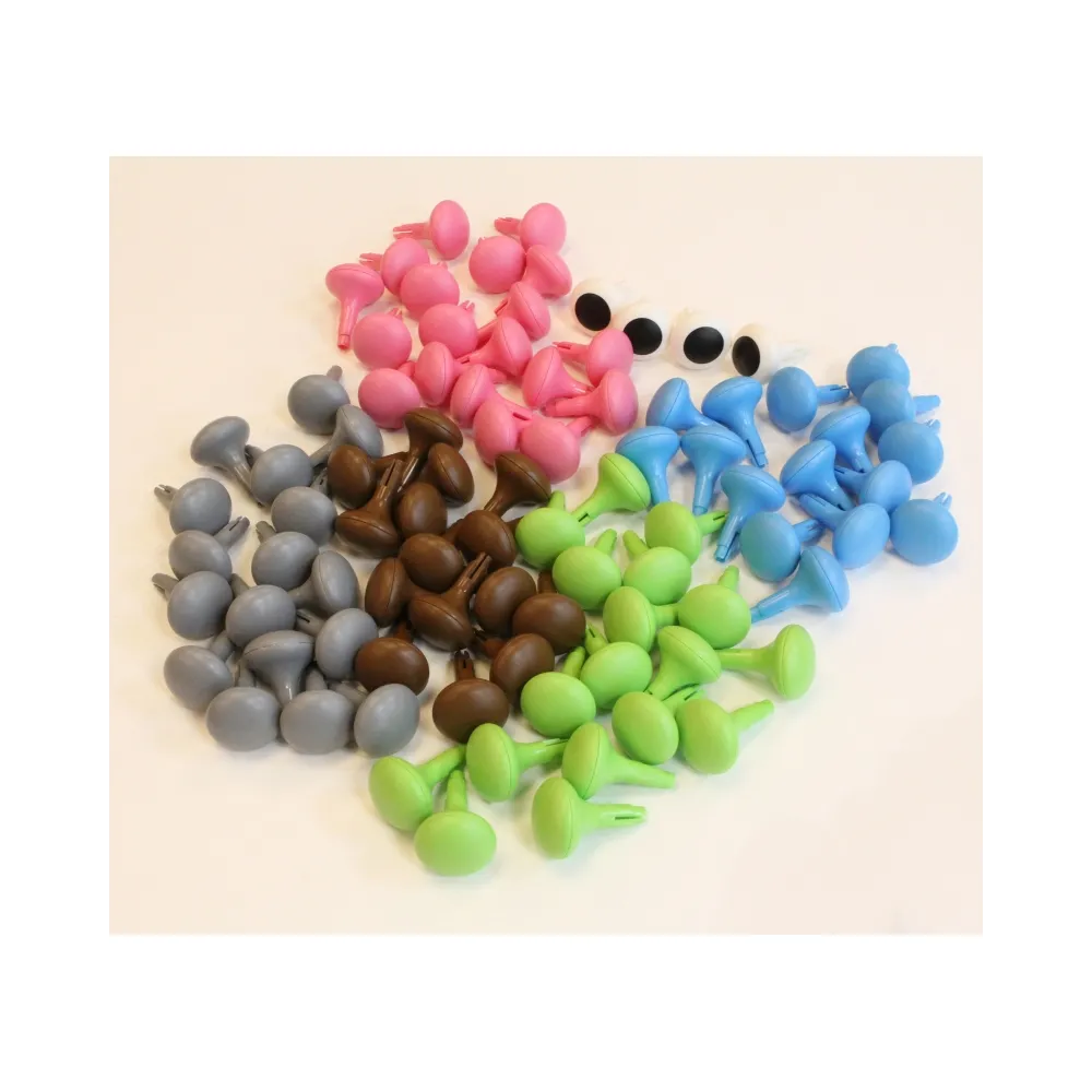 MASTERKIDZ Kolorowe Kołeczki Jumbo do Tablicy STEM 128 Szt. - 6 Kolorów