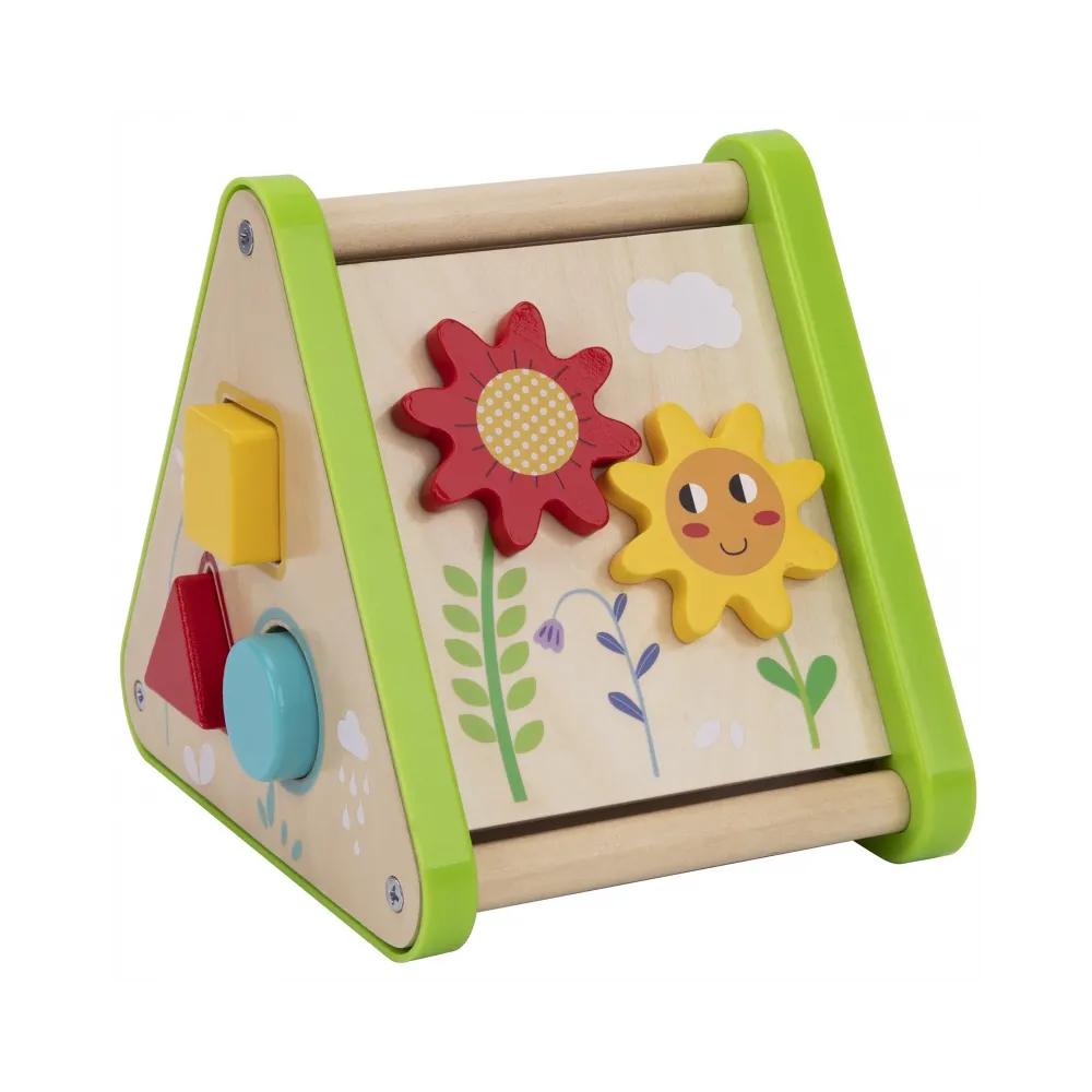 Zestaw zabawek drewnianych dla dzieci 19-24 mies. rozwijający zmysły