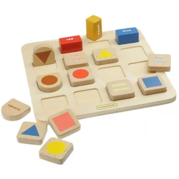 Klocki z angielskimi nazwami do zabawy