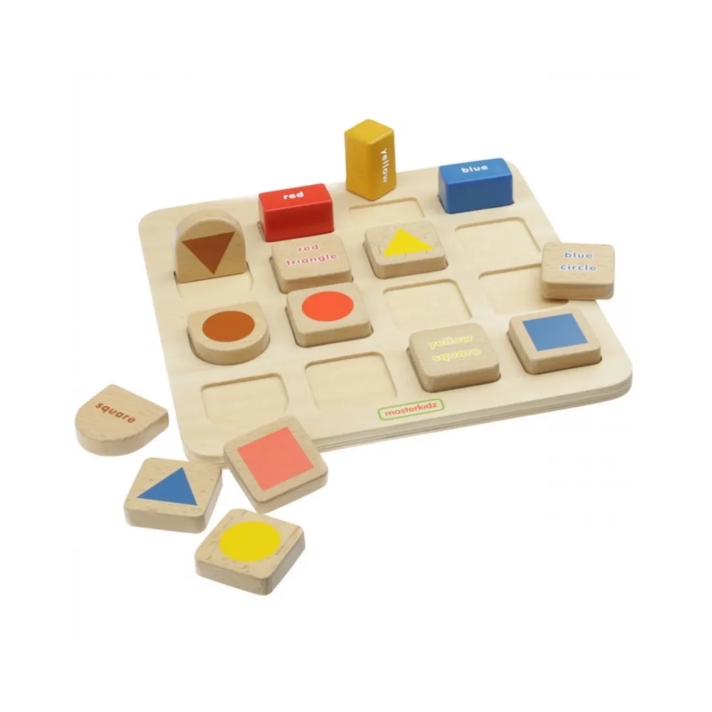 Klocki z angielskimi nazwami do zabawy