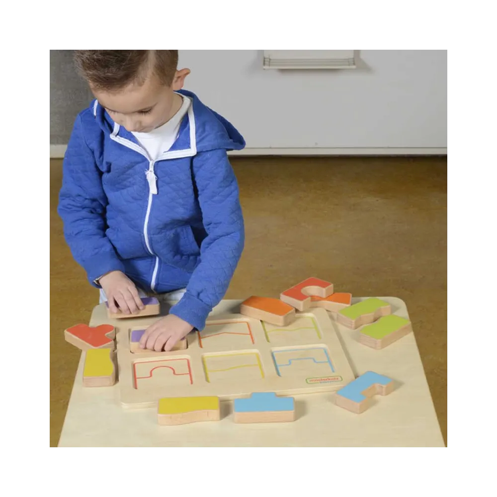 MASTERKIDZ Tablica Edukacjna Sorter Dopasowanie Kształty i Kolory