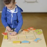 MASTERKIDZ Tablica Edukacjna Sorter Dopasowanie Kształty i Kolory