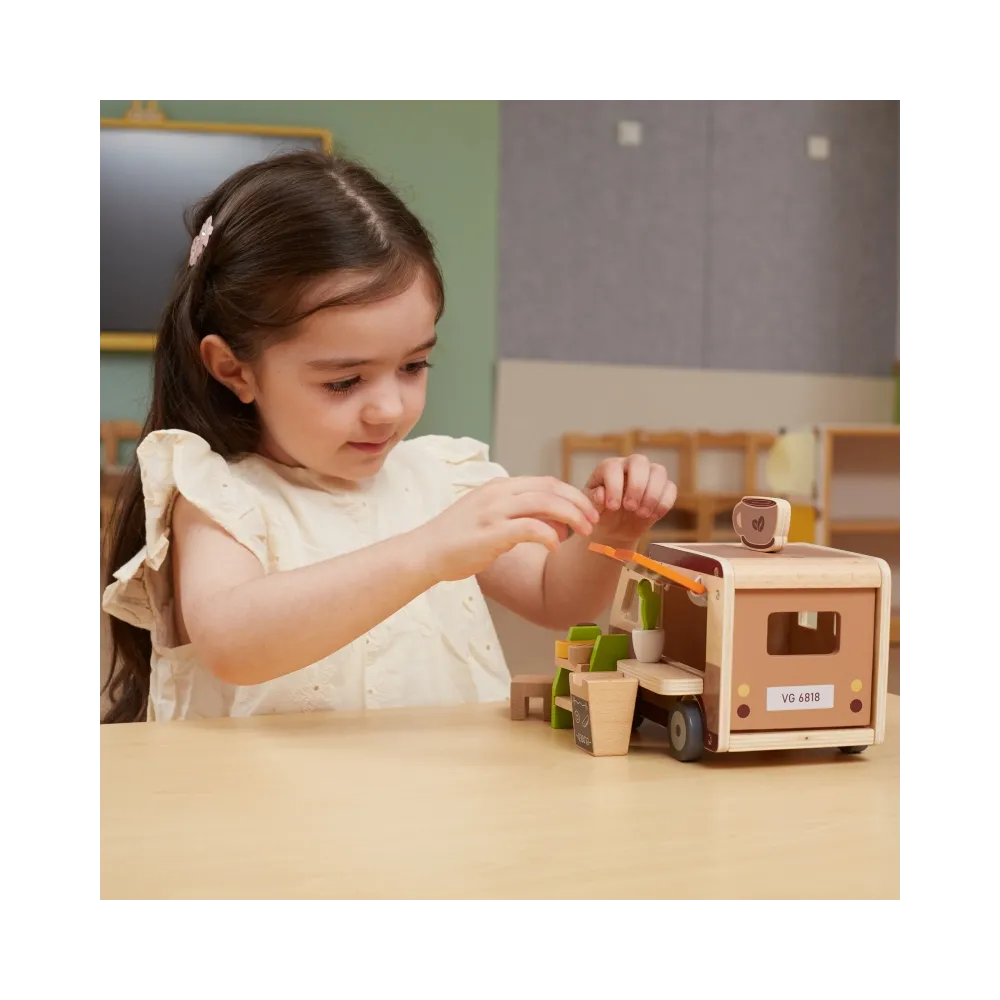 VIGA Food truck Drewniane Auto Kawiarnia Cukiernia