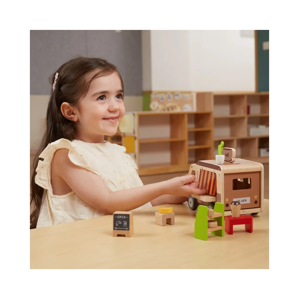 VIGA Food truck Drewniane Auto Kawiarnia Cukiernia