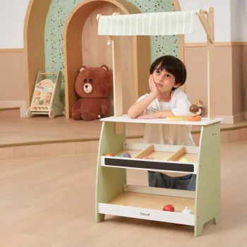 VIGA PolarB Drewniane Stoisko Targowe Zestaw XXl Stragan Sklep z Akcesoriamii