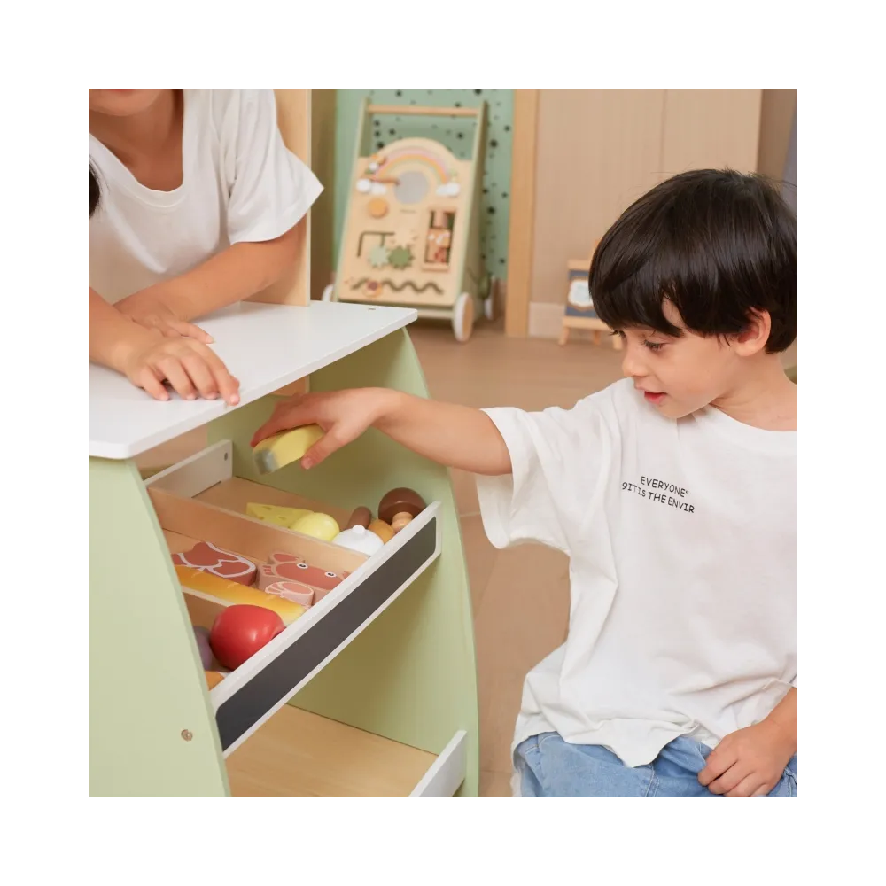 VIGA PolarB Drewniane Stoisko Targowe Zestaw XXl Stragan Sklep z Akcesoriamii