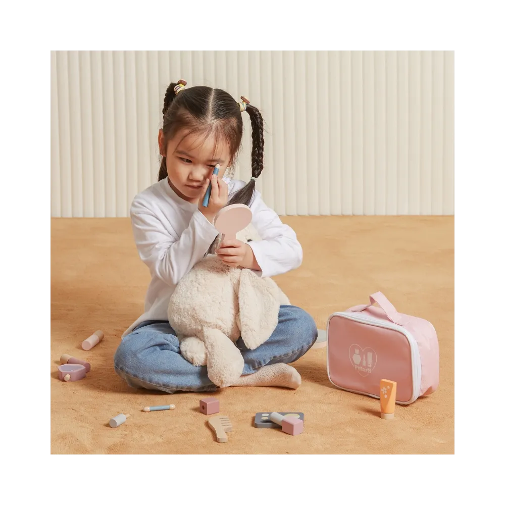 VIGA PolarB Drewniany Zestaw do Makijażu Kosmetyczka Torba