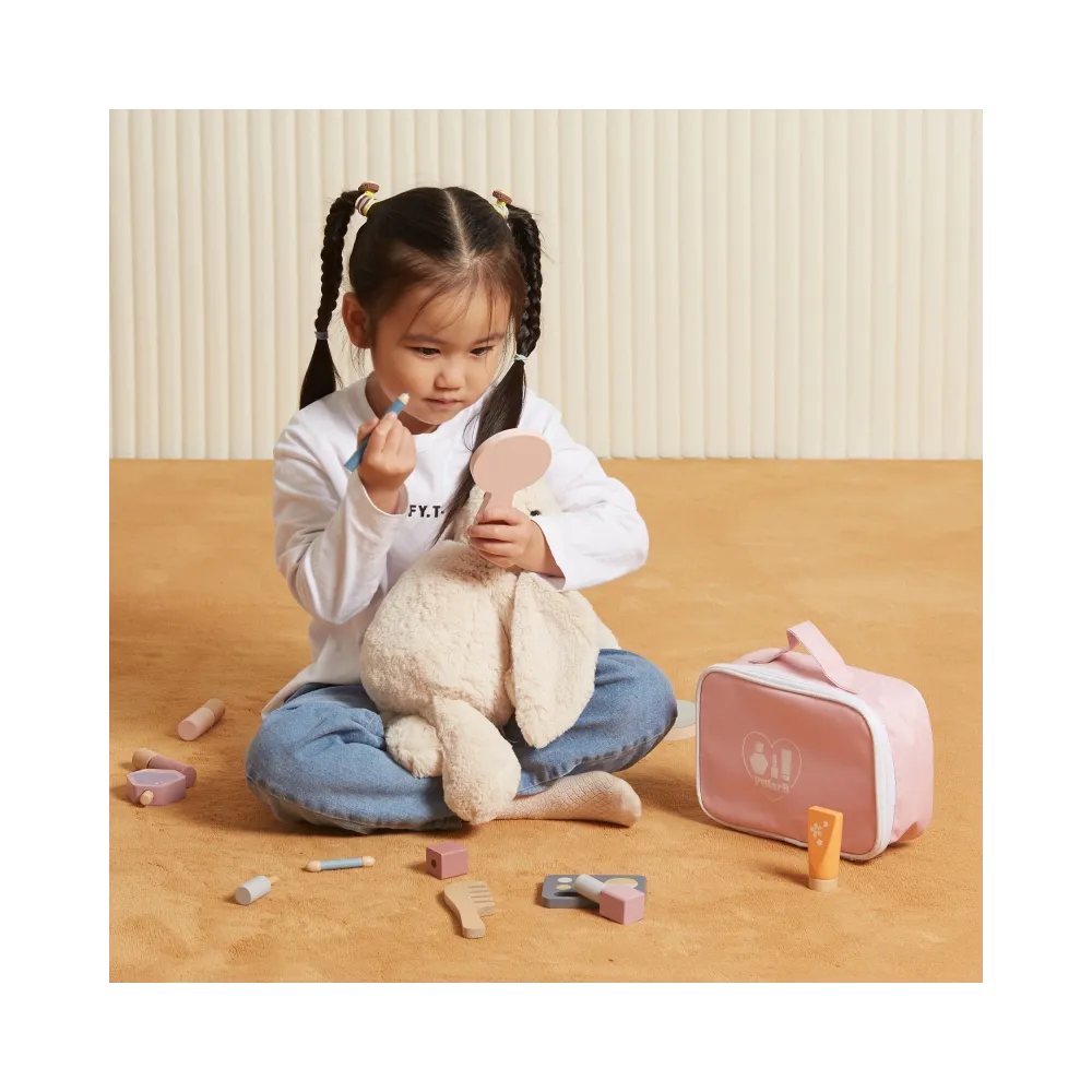 VIGA PolarB Drewniany Zestaw do Makijażu Kosmetyczka Torba