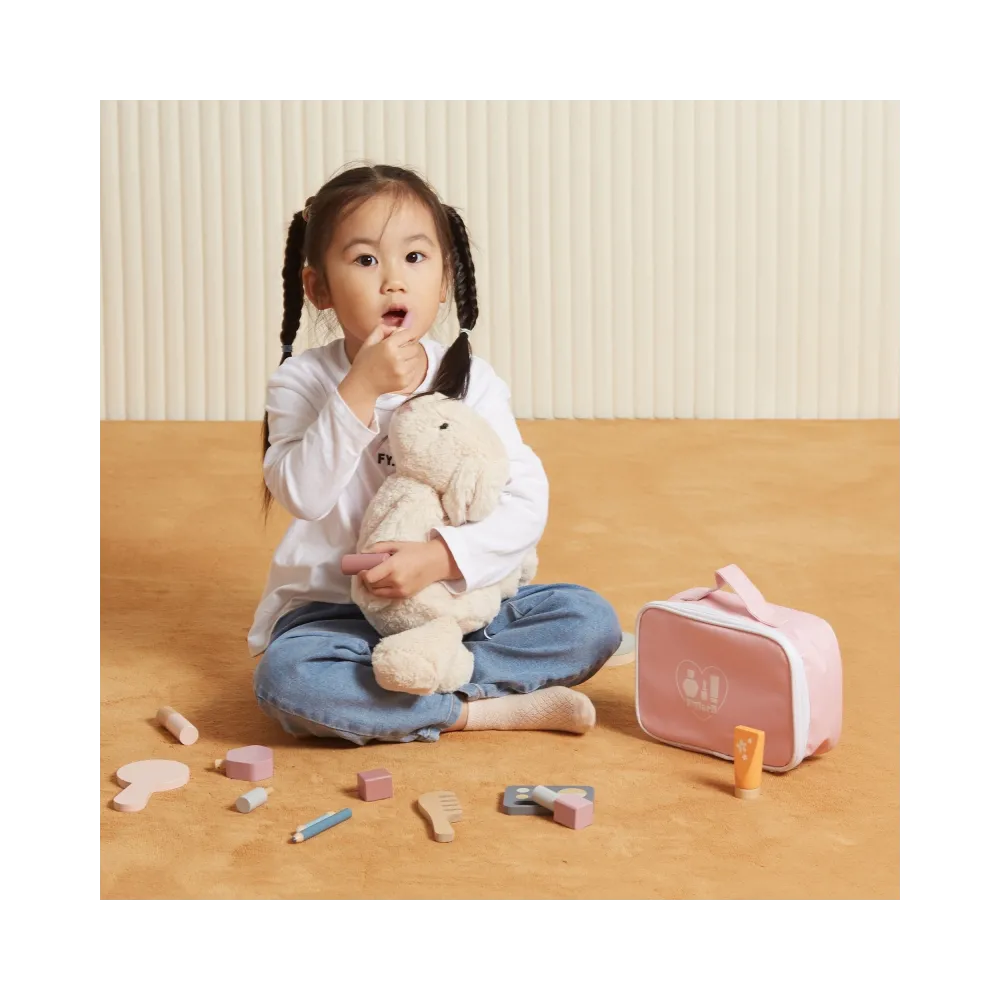 VIGA PolarB Drewniany Zestaw do Makijażu Kosmetyczka Torba