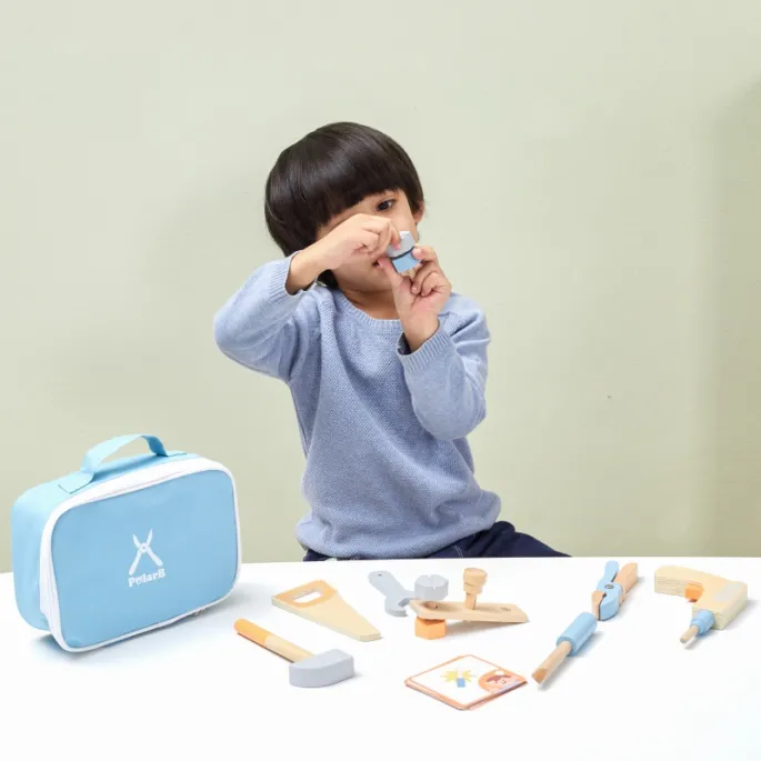 Torba z rączką z kompletem narzędzi do budowy