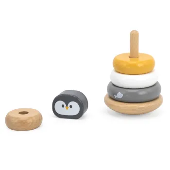 Drewniane krążki do układania na piramidce PolarB