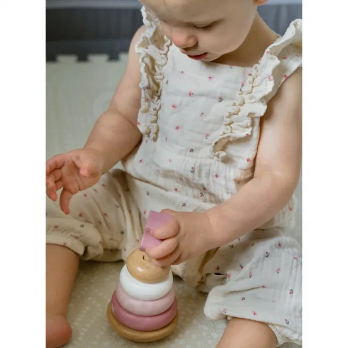 Edukacyjna piramidka lisek dla najmłodszych dzieci