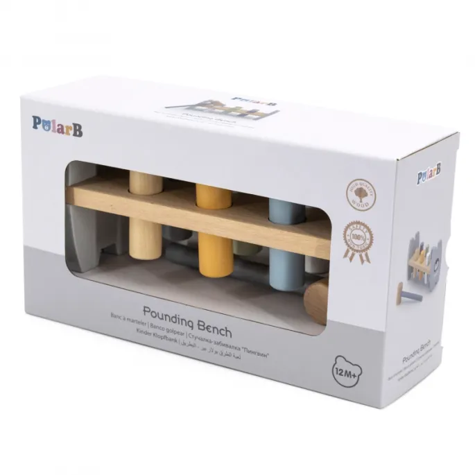 Drewniana zabawka wspierająca naukę przez zabawę