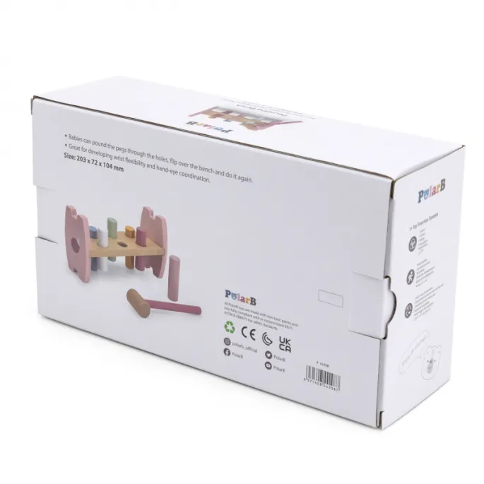 Kołki do wbijania z drewnianą podstawą