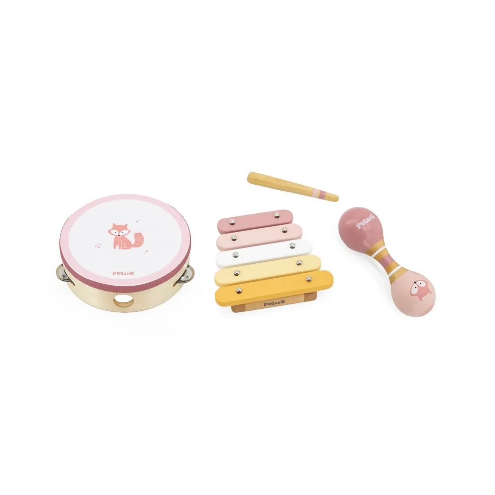 VIGA PolarB Zestaw Instrumentów Muzycznych Różowy