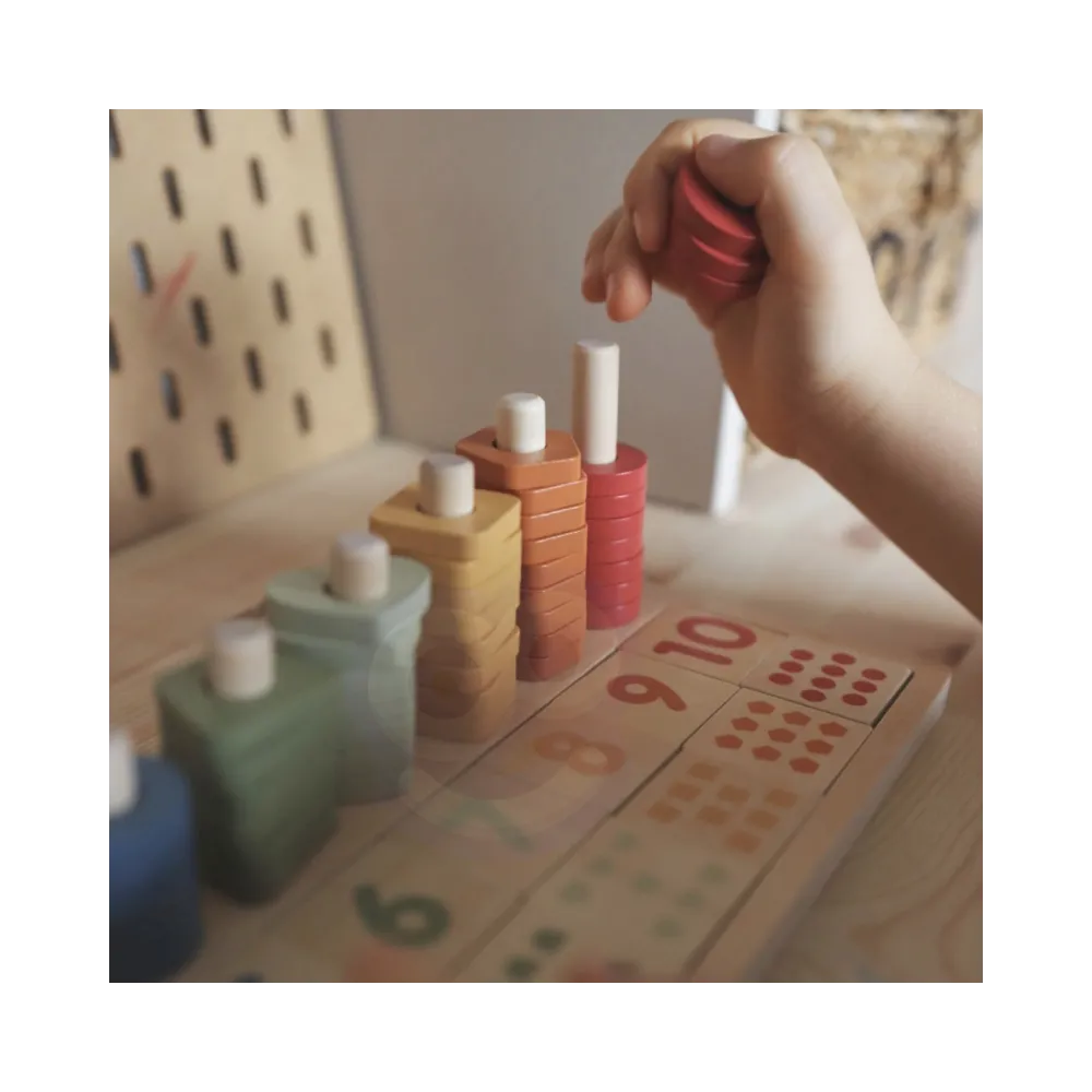 Sorter i liczydło VIGA PolarB dla dzieci, wspomagające naukę poprzez zabawę