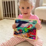 VIGA Drewniane Puzzle Układanka 24 el. Sekrety Morza