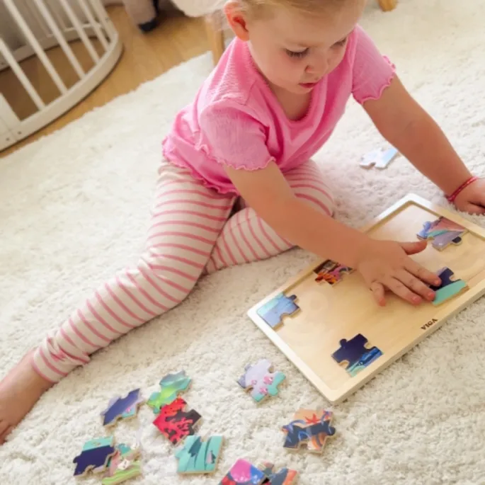 Kolorowe puzzle dla dzieci od 2 roku życia